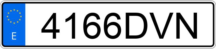 Numer rejestracyjny 4166DVN posiada PEUGEOT 307 Numer rejestracyjny 4166DVN posiada PEUGEOT 307