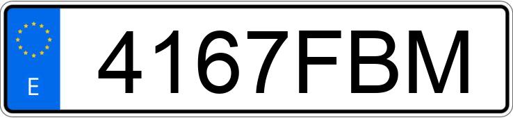 Numer rejestracyjny 4167FBM posiada VOLKSWAGEN CALIFORNIA Numer rejestracyjny 4167FBM posiada VOLKSWAGEN CALIFORNIA