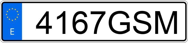 Numer rejestracyjny 4167GSM posiada BMW SERIE 1