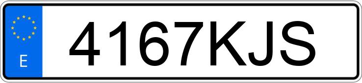 Numer rejestracyjny 4167KJS posiada FORD TOURNEO COURIER