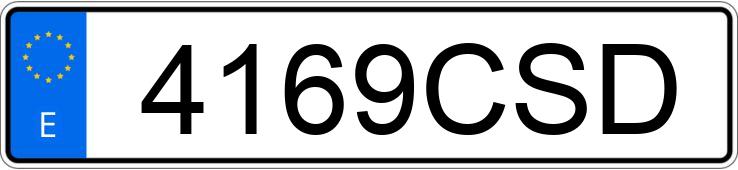 Numer rejestracyjny 4169CSD posiada BMW SERIE 3