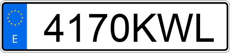 Numer rejestracyjny 4170KWL posiada PEUGEOT 208