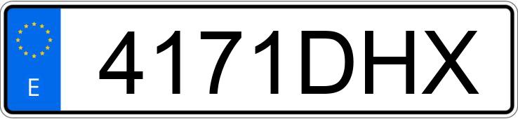 Numer rejestracyjny 4171DHX posiada OPEL ZAFIRA