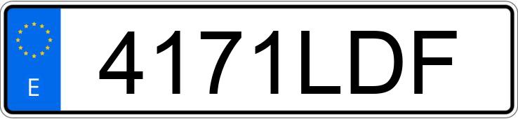 Numer rejestracyjny 4171LDF posiada MERCEDES VITO Numer rejestracyjny 4171LDF posiada MERCEDES VITO