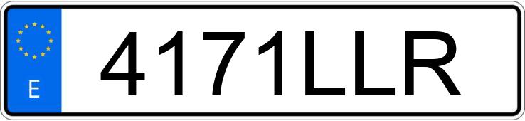 Numer rejestracyjny 4171LLR posiada BMW SERIE 3