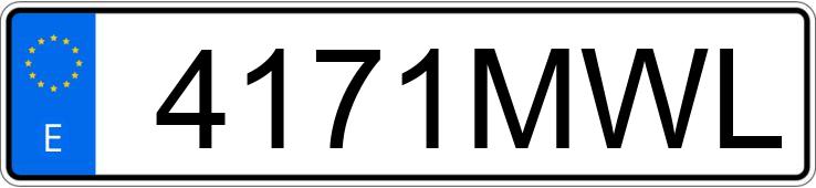 Numer rejestracyjny 4171MWL posiada TESLA MODEL Y Numer rejestracyjny 4171MWL posiada TESLA MODEL Y