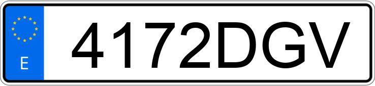 Numer rejestracyjny 4172DGV posiada HYUNDAI COUPE