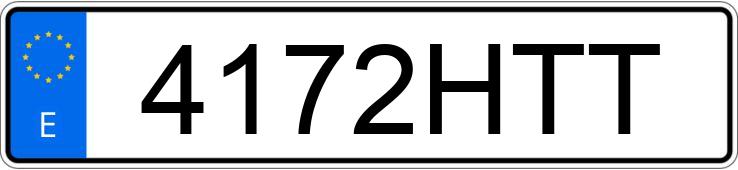 Numer rejestracyjny 4172HTT posiada HONDA CR-V