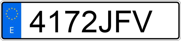 Numer rejestracyjny 4172JFV posiada MERCEDES SPRINTER