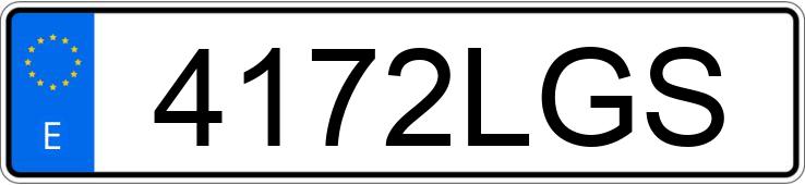 Registreringsnummeret 4172LGS har PEUGEOT RIFTER
