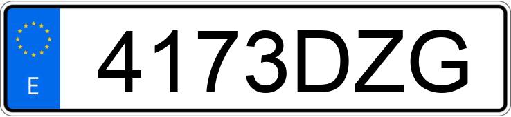 Numer rejestracyjny 4173DZG posiada MINI MINI Numer rejestracyjny 4173DZG posiada MINI MINI