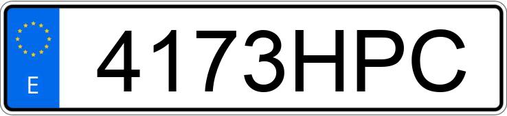 Numer rejestracyjny 4173HPC posiada CITROEN C5