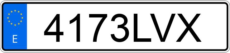 Numer rejestracyjny 4173LVX posiada AUDI A3 SPORTBACK Numer rejestracyjny 4173LVX posiada AUDI A3 SPORTBACK