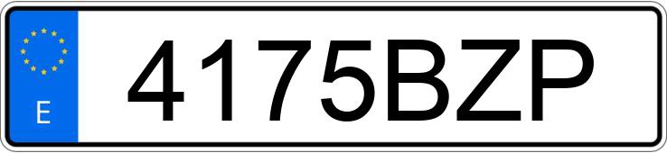 Numer rejestracyjny 4175BZP posiada BMW SERIE 5