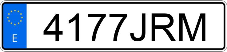 Numer rejestracyjny 4177JRM posiada FIAT 500L