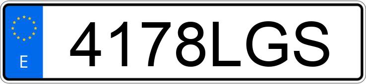 Numer rejestracyjny 4178LGS posiada AUDI S8