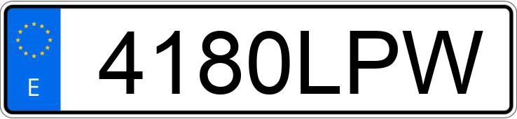 Numer rejestracyjny 4180LPW posiada CITROEN C3