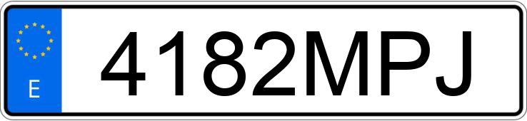 Numer rejestracyjny 4182MPJ posiada MAXUS E DELIVER 9