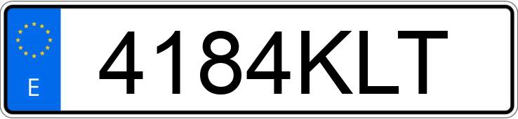 Numer rejestracyjny 4184KLT posiada VOLKSWAGEN T-ROC Numer rejestracyjny 4184KLT posiada VOLKSWAGEN T-ROC