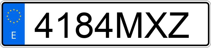 Numer rejestracyjny 4184MXZ posiada AUDI A3 SPORTBACK