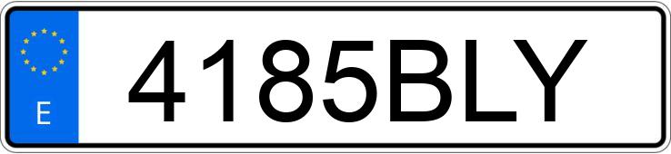 Numer rejestracyjny 4185BLY posiada AUDI A3 Numer rejestracyjny 4185BLY posiada AUDI A3