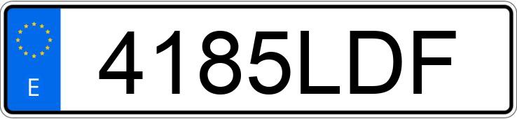 Numer rejestracyjny 4185LDF posiada AUDI A5 SPORTBACK Numer rejestracyjny 4185LDF posiada AUDI A5 SPORTBACK