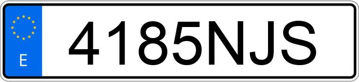 Numer rejestracyjny 4185NJS posiada VOLKSWAGEN CADDY MAXI