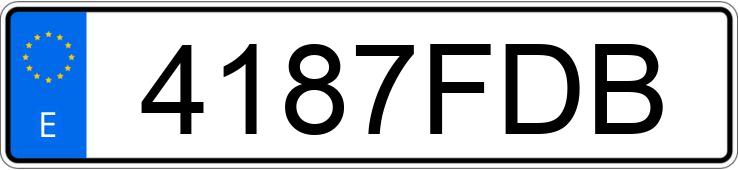 Numer rejestracyjny 4187FDB posiada TOYOTA COROLLA Numer rejestracyjny 4187FDB posiada TOYOTA COROLLA
