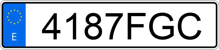 Numer rejestracyjny 4187FGC posiada SEAT LEON Numer rejestracyjny 4187FGC posiada SEAT LEON