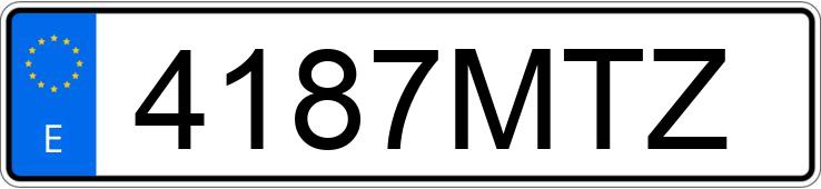 Numer rejestracyjny 4187MTZ posiada HYUNDAI I30