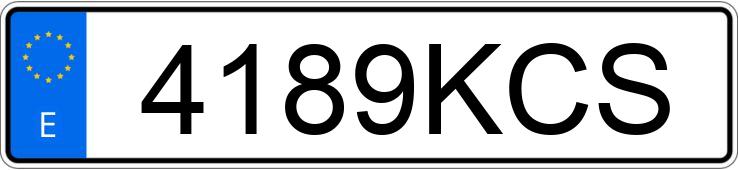 Numer rejestracyjny 4189KCS posiada NISSAN LEAF Numer rejestracyjny 4189KCS posiada NISSAN LEAF
