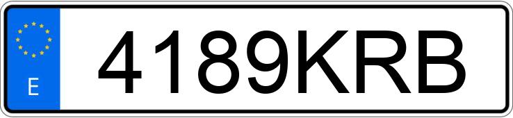 Numer rejestracyjny 4189KRB posiada MINI MINI