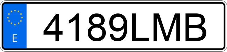 Numer rejestracyjny 4189LMB posiada CITROEN BERLINGO