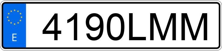 Numer rejestracyjny 4190LMM posiada MAN TGM