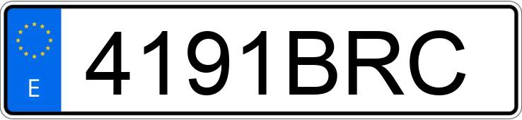Numer rejestracyjny 4191BRC posiada BMW SERIE 5 Numer rejestracyjny 4191BRC posiada BMW SERIE 5