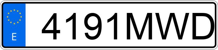 Numer rejestracyjny 4191MWD posiada RENAULT CAPTUR