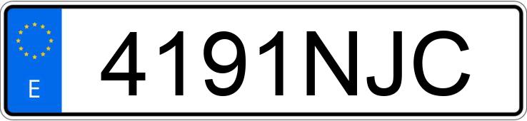Numer rejestracyjny 4191NJC posiada AUDI Q5