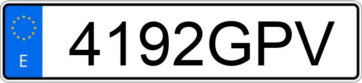 Numer rejestracyjny 4192GPV posiada VOLVO C30