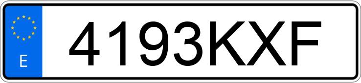 Numer rejestracyjny 4193KXF posiada AUDI Q8