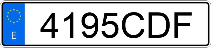 Numer rejestracyjny 4195CDF posiada VOLKSWAGEN POLO Numer rejestracyjny 4195CDF posiada VOLKSWAGEN POLO