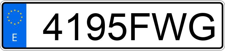 Numer rejestracyjny 4195FWG posiada SEAT IBIZA Numer rejestracyjny 4195FWG posiada SEAT IBIZA