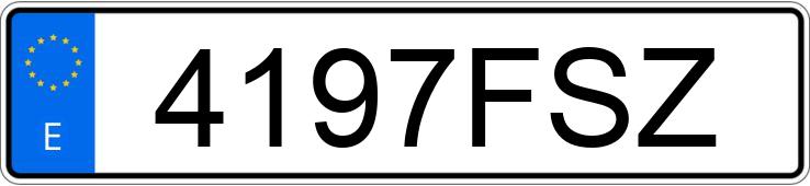 Numer rejestracyjny 4197FSZ posiada AUDI A3 3.2 AMBITION QUATTRO