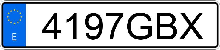 Numer rejestracyjny 4197GBX posiada OPEL ASTRA GTC