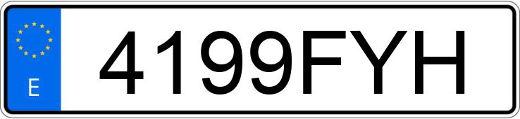 Numer rejestracyjny 4199FYH posiada CITROEN BERLINGO