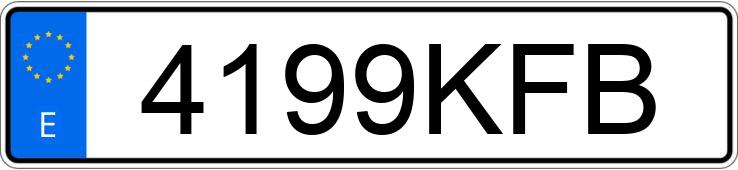 Numer rejestracyjny 4199KFB posiada AUDI A5
