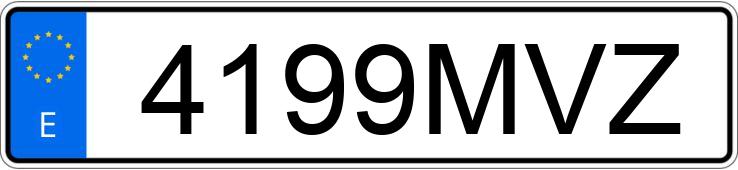 Numer rejestracyjny 4199MVZ posiada FORD RANGER