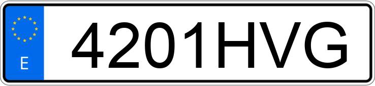 Numer rejestracyjny 4201HVG posiada IVECO STRALIS