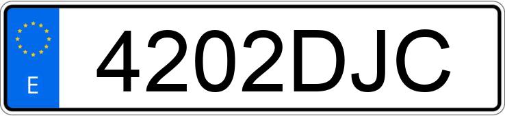 Numer rejestracyjny 4202DJC posiada BMW SERIE 3