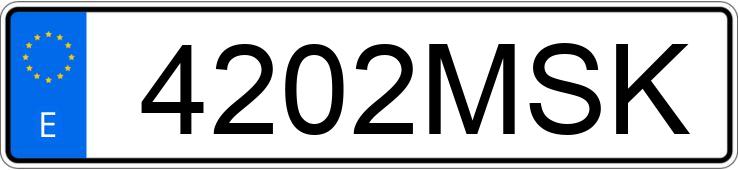 Numer rejestracyjny 4202MSK posiada HONDA X-ADV