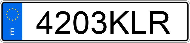 Numer rejestracyjny 4203KLR posiada RENAULT MEGANE Numer rejestracyjny 4203KLR posiada RENAULT MEGANE